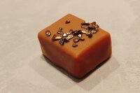 Ganache duindoornbes melk