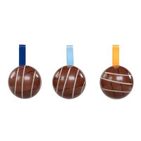 Chocolade kerstbal Picasso met lint melk