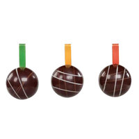 Chocolade kerstbal Picasso met lint puur