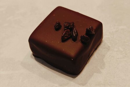 Pure ganache met brownie flavour