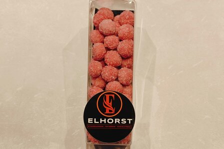 Chocolade Hazelnoten roze gesuikerd