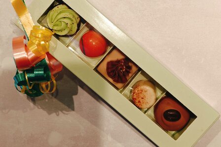 Gemengde bonbons 5 stuks in doosje