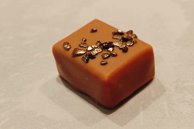 Ganache duindoornbes melk