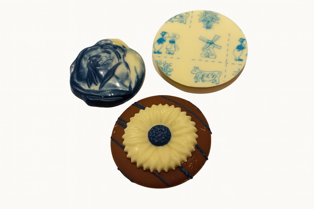 Delfts Blauwe chocolade wit/melk